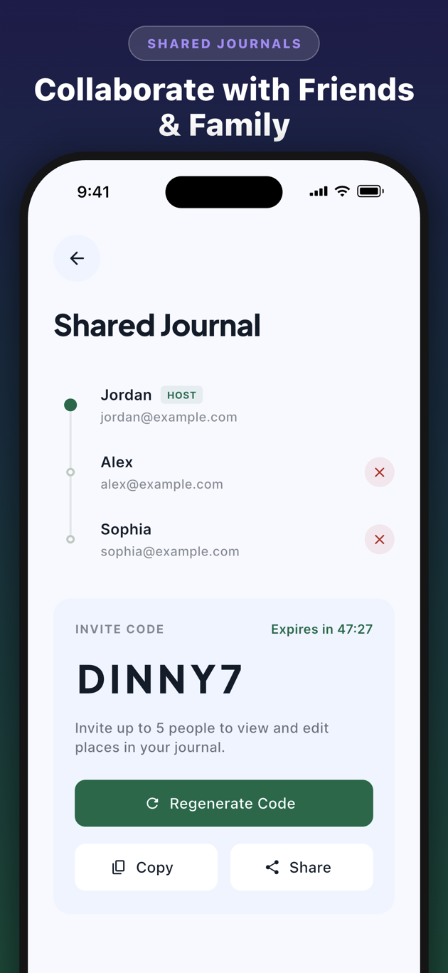 Shared Collaborative Lists in Dinny